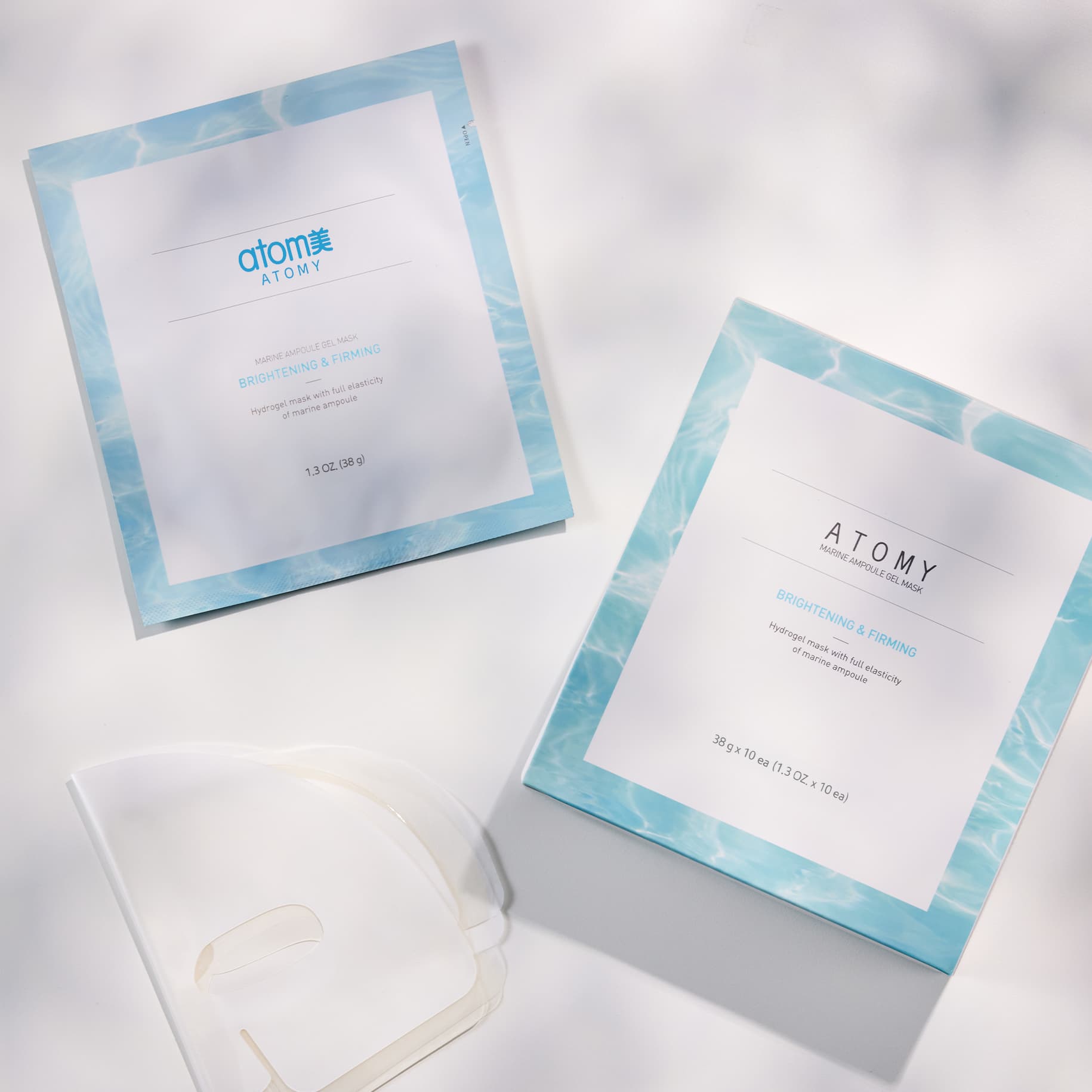 Морская Гидрогелевая маска (Сияние) Атоми