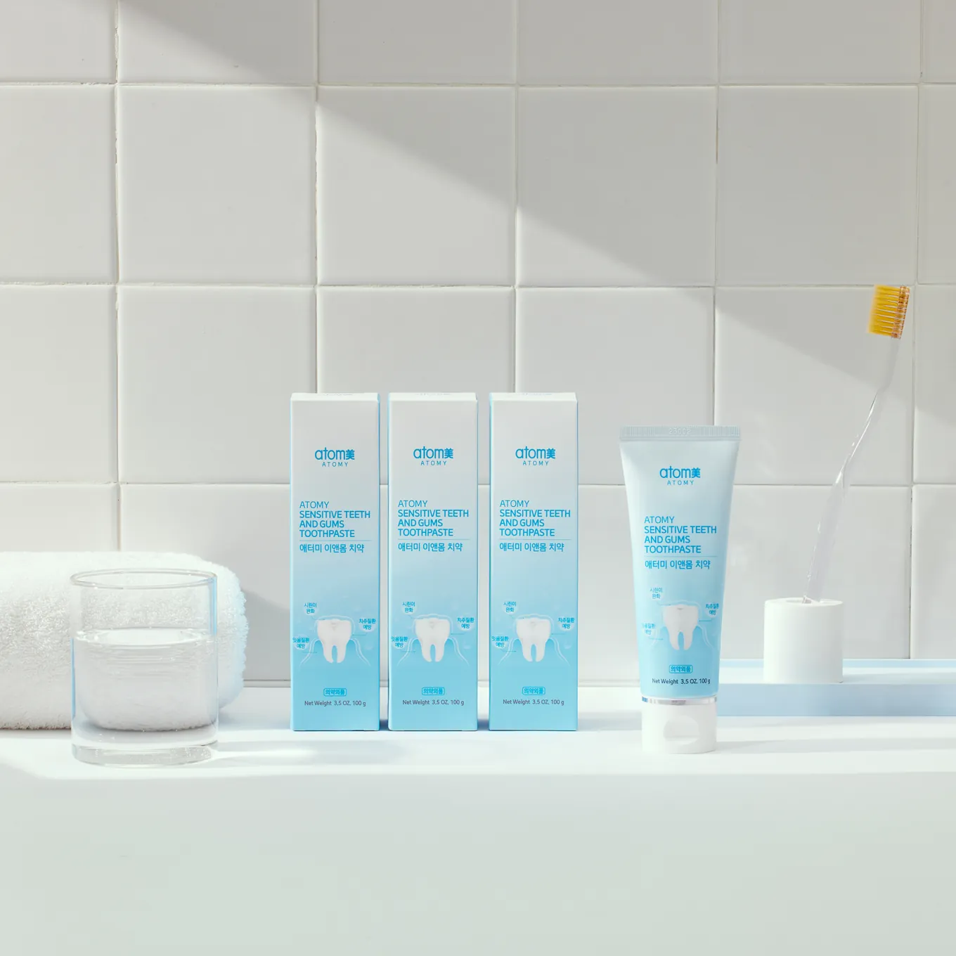 Зубная паста для чувствительных зубов Атоми