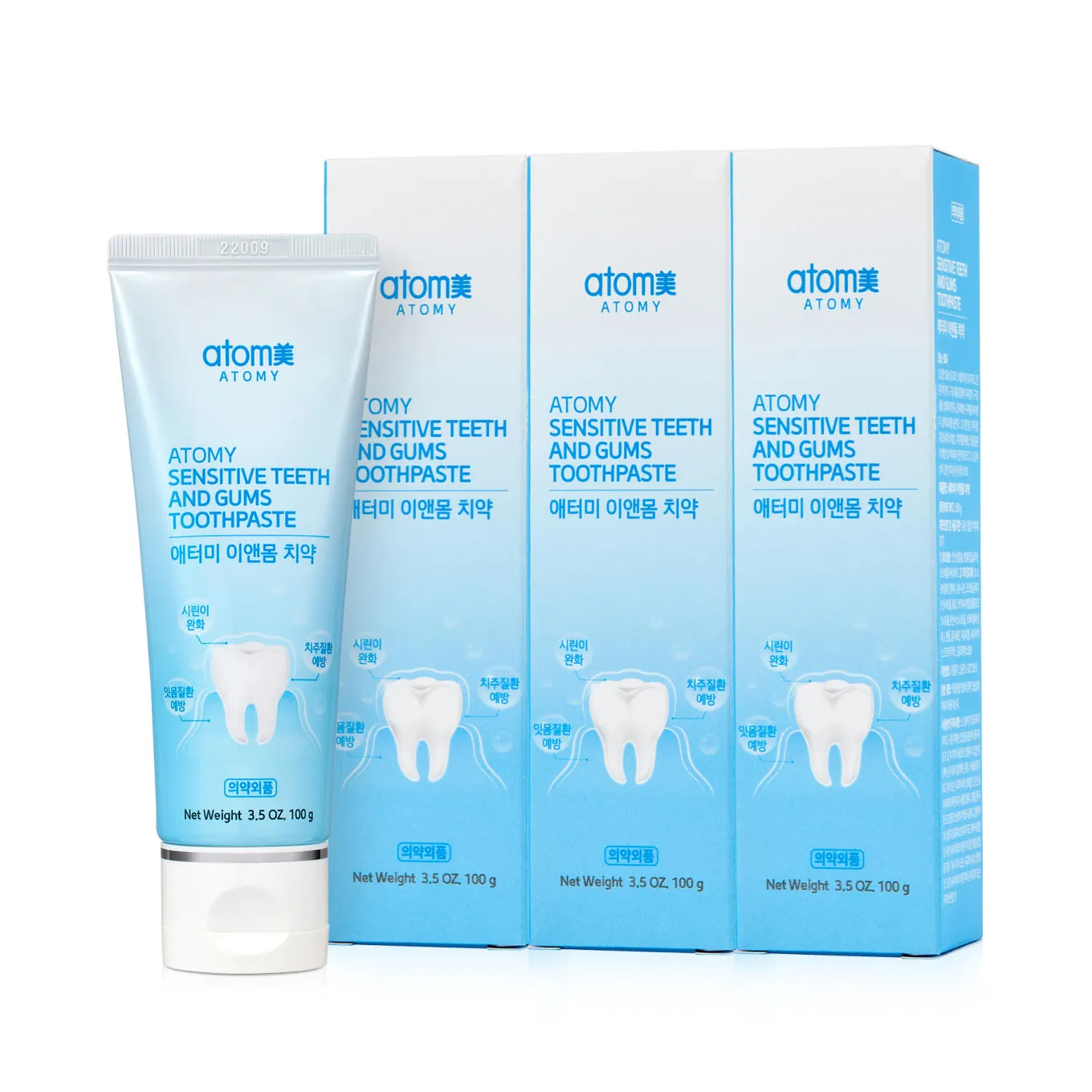 Зубная паста для чувствительных зубов Атоми