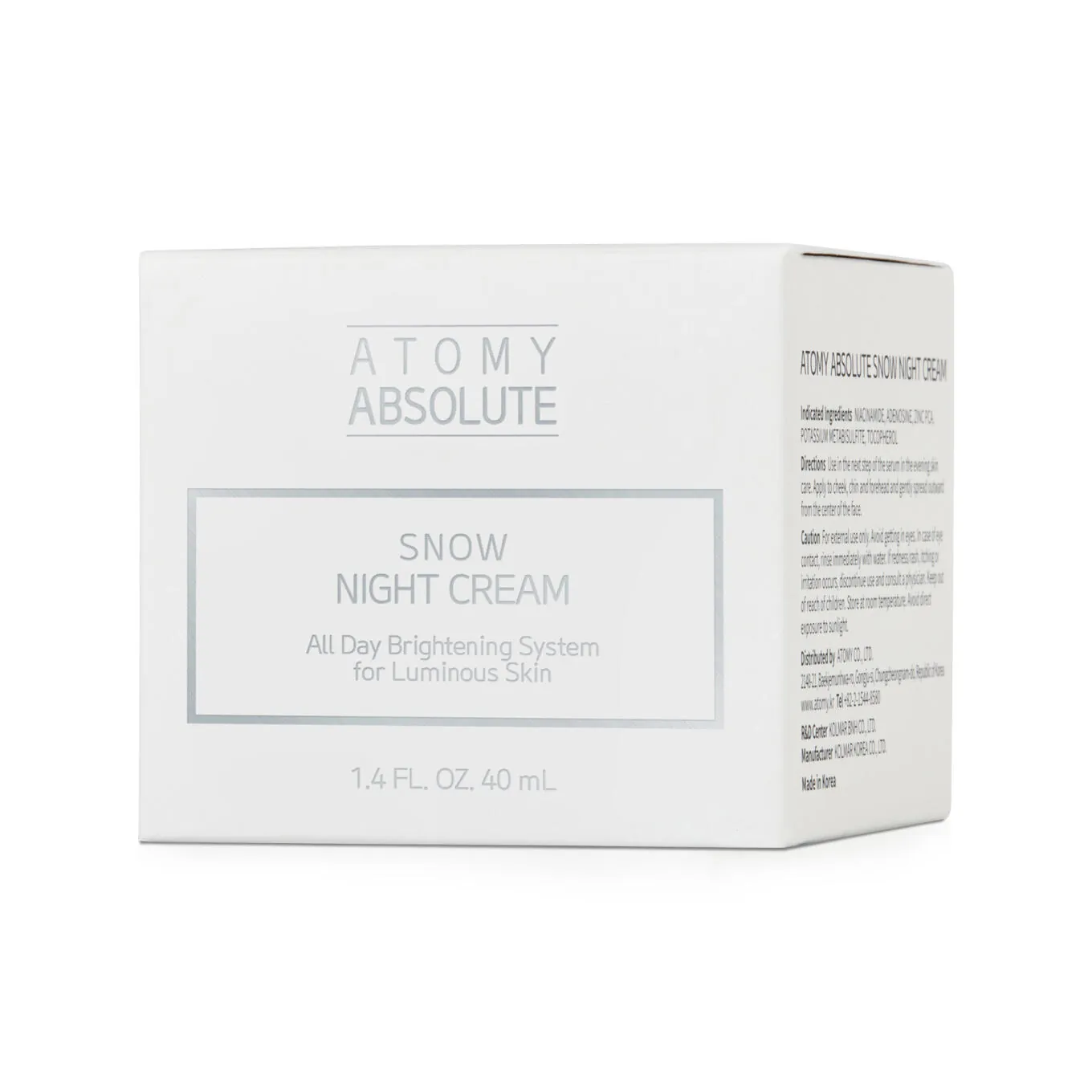 Абсолют Сноу Ночной крем Атоми